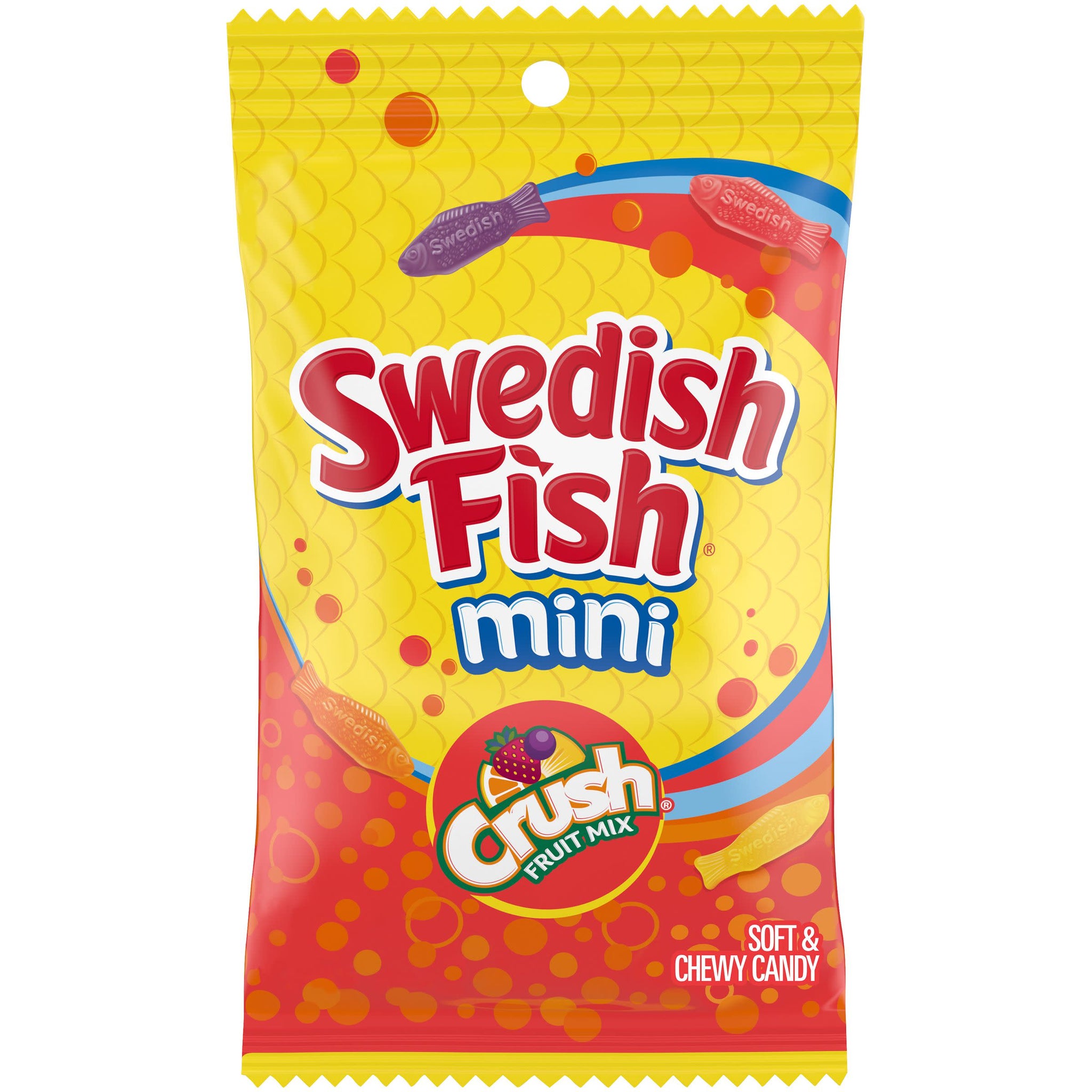 Swedish Fish Mini, Crush Soda Fruit Mix Flavor, 8oz