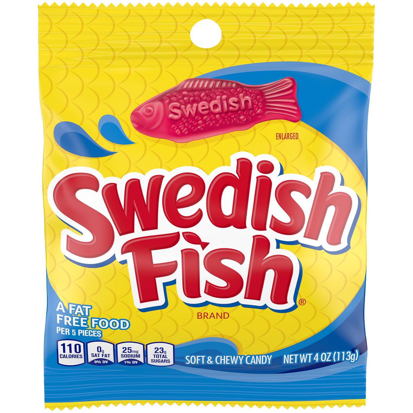 Swedish Fish Soft and Chewy Candy, 4oz