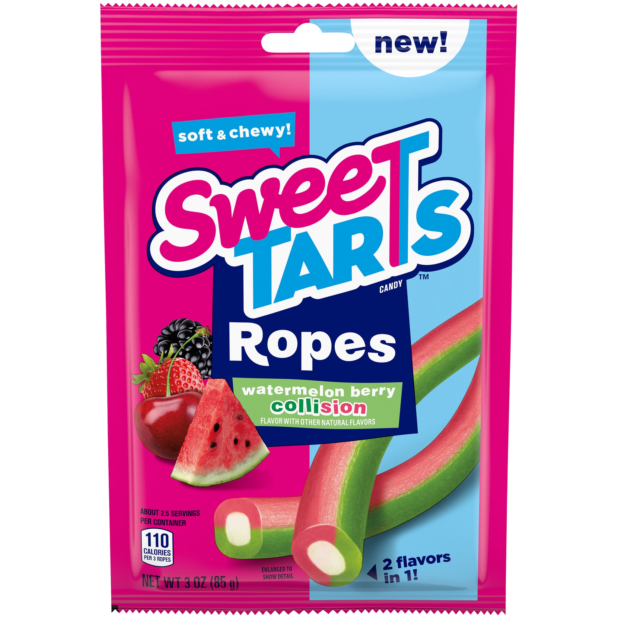 SweeTart Ropes Watermelon Berry Collision, 3oz