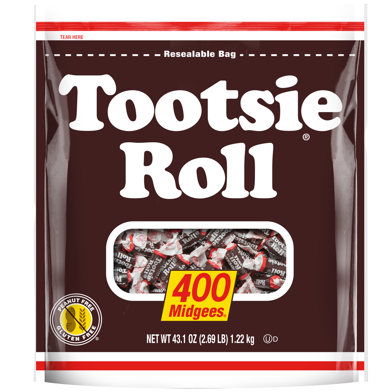 Tootsie Roll Midgees, 43.1 Oz., 400 Count