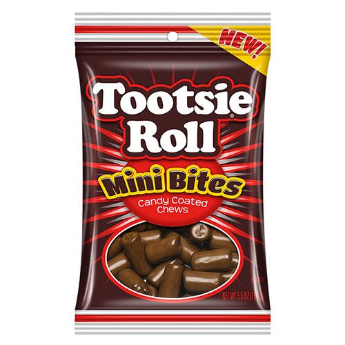 Tootsie Roll Mini Bites Candy Coated Chews, 5.5oz