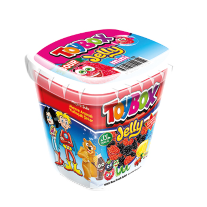 Toybox Sour Jelly Minis, 220g (Product of Turkey)