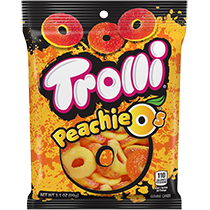 Trolli Peachie O's Candy, 3.5oz