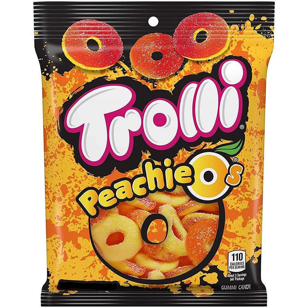 Trolli Peachie O's Gummi Candy, 4.25oz