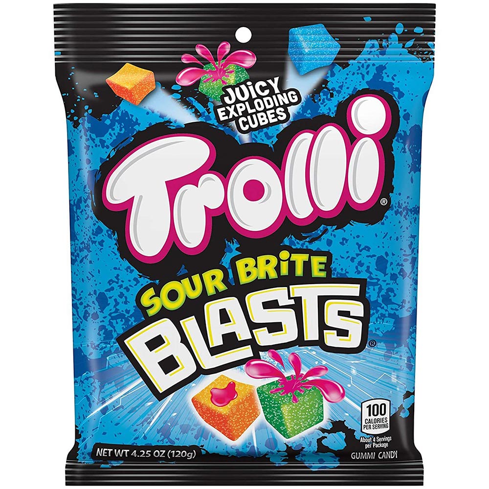 Trolli Sour Brite Blasts Gummy Candy, 4.25oz