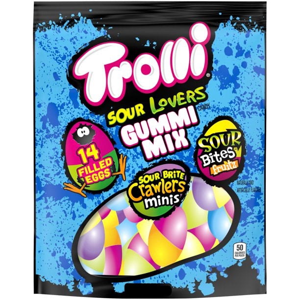 Trolli Sour Lovers Gummi Mix Filled Eggs, 14ct, 5.65oz