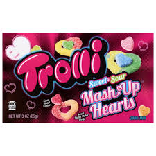 Trolli Sweet & Sour Mash Up Hearts, 3oz