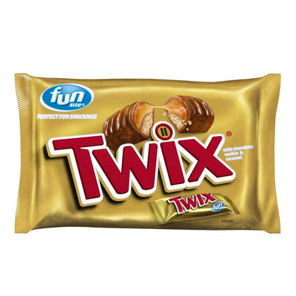 Twix Fun Size Caramel and Chocolate Cookie Candy Bars, 10.83oz