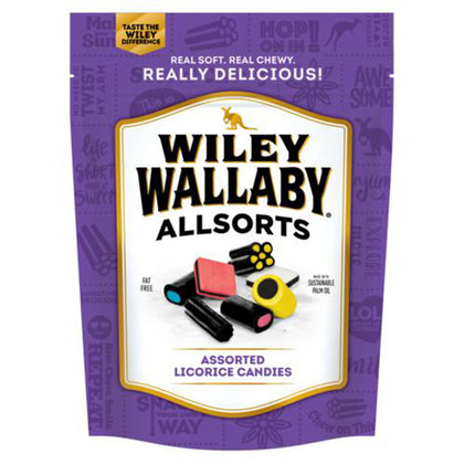 Wiley Wallaby Allsorts Assorted Licorice Candies, 8 oz
