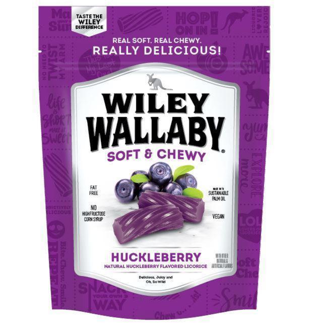 Wiley Wallaby Soft & Chewy Huckleberry Licorice, 4oz