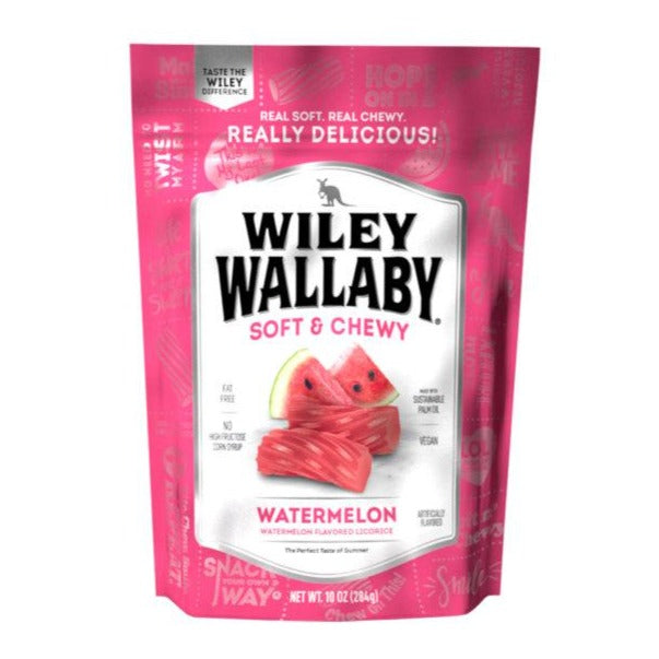 Wiley Wallaby Soft & Chewy Watermelon Licorice, 10oz
