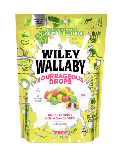 Wiley Wallaby Sourrageous Drops, 8oz