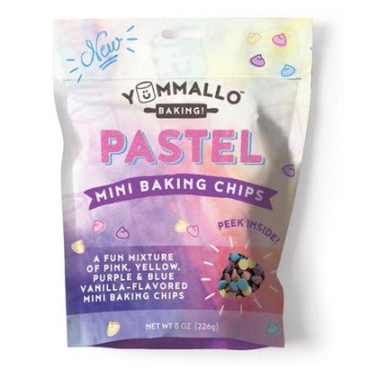 Yummallo Pastel Mini Baking Chips, 8oz
