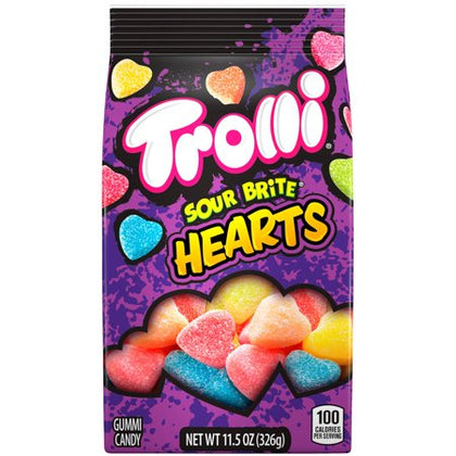 Trolli Sour Brite Hearts Gummi Candy, 11.5 Oz