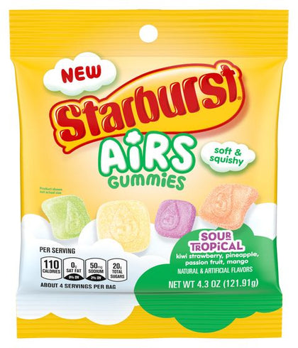 Starburst Airs Sour Tropical Gummies, 4.3oz