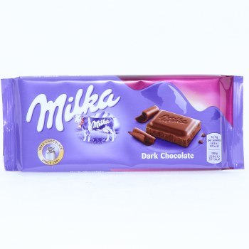 Milka Dark Chocolate Bar, 3.5oz (Product of Germany)