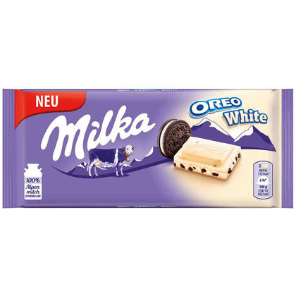 Milka Chocolate Oreo White Bar, 3.5oz (Imported from Germany)