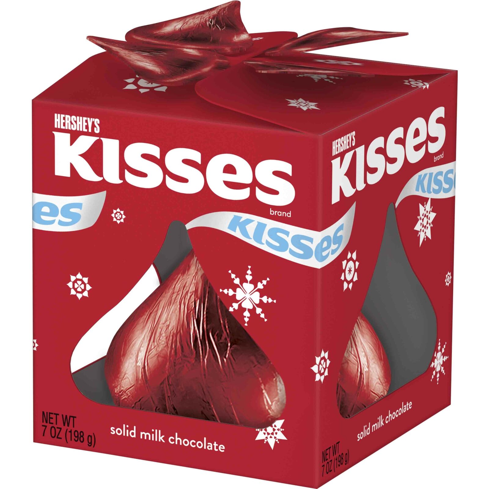 Hershey's Kisses, Giant Holiday Milk Chocolate Candy, 7 Oz
