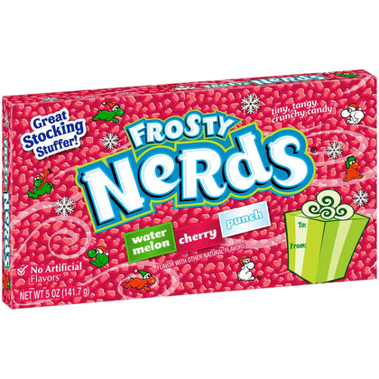 Frosty Nerds Holiday Sour Candy, 5oz Theater Box