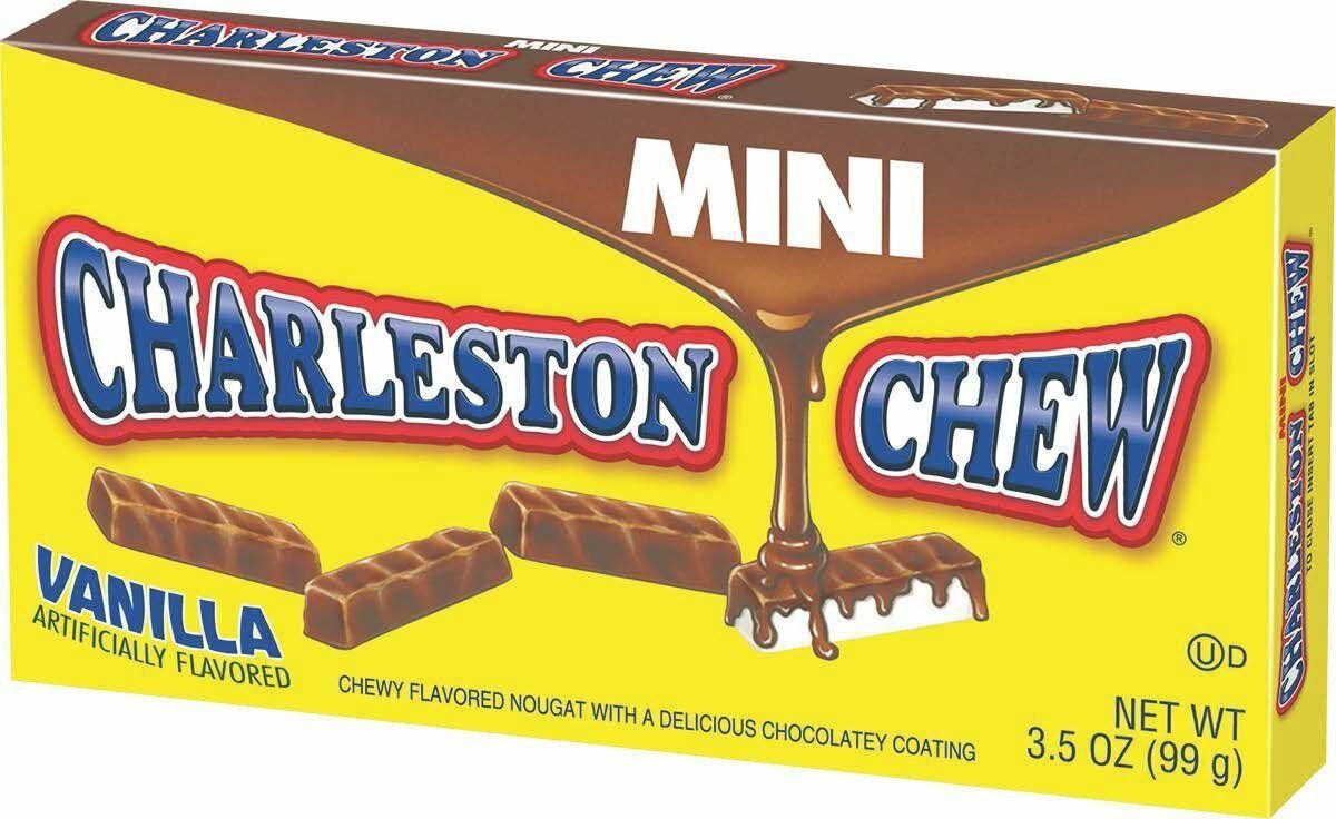 Charleston Chew Mini Vanilla Flavored, 3.5oz Theater Box