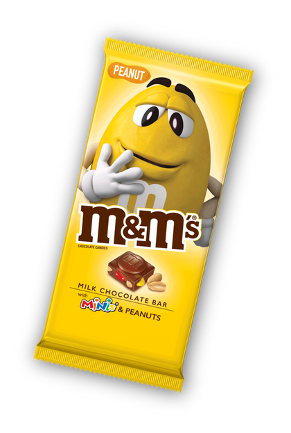 M&M'S Almond & MINIS Milk Chocolate Candy Bar, 3.9 oz