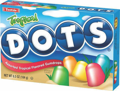 Tootsie Tropical Dots Tropical Flavored Gumdrops, 6.5oz