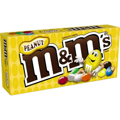 M&M's Peanut Chocolate Candies, Theater Box, 3.1oz