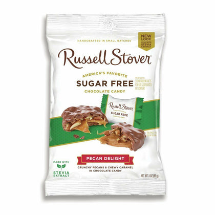 Russell Stover Pecan Delight Sugar Free, 3oz Bag