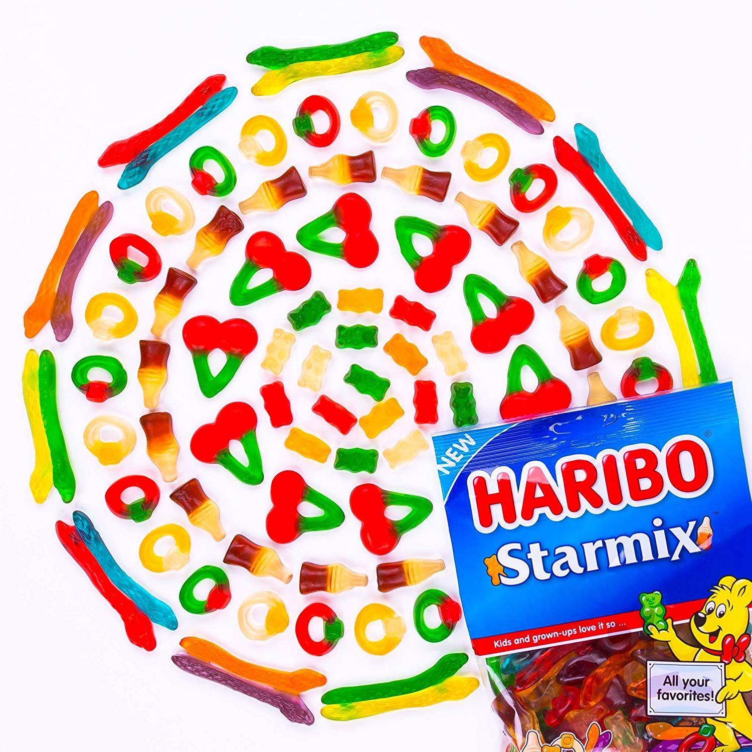Haribo Starmix Gummi Candy, 8oz Bag