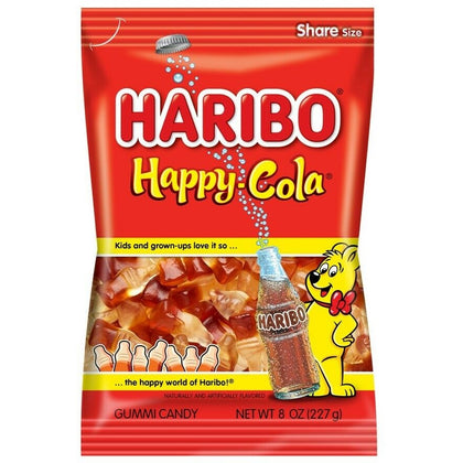 Haribo Happy Cola Gummi Candy, 8oz