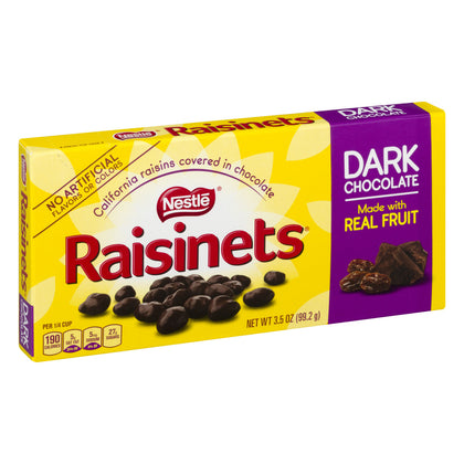 Raisinets California Raisins Covered in Dark Chocolate, 3.5oz Box