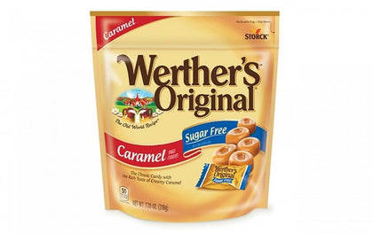 Werther's Original Sugar Free Caramel Hard Candies, 7.7oz Bag