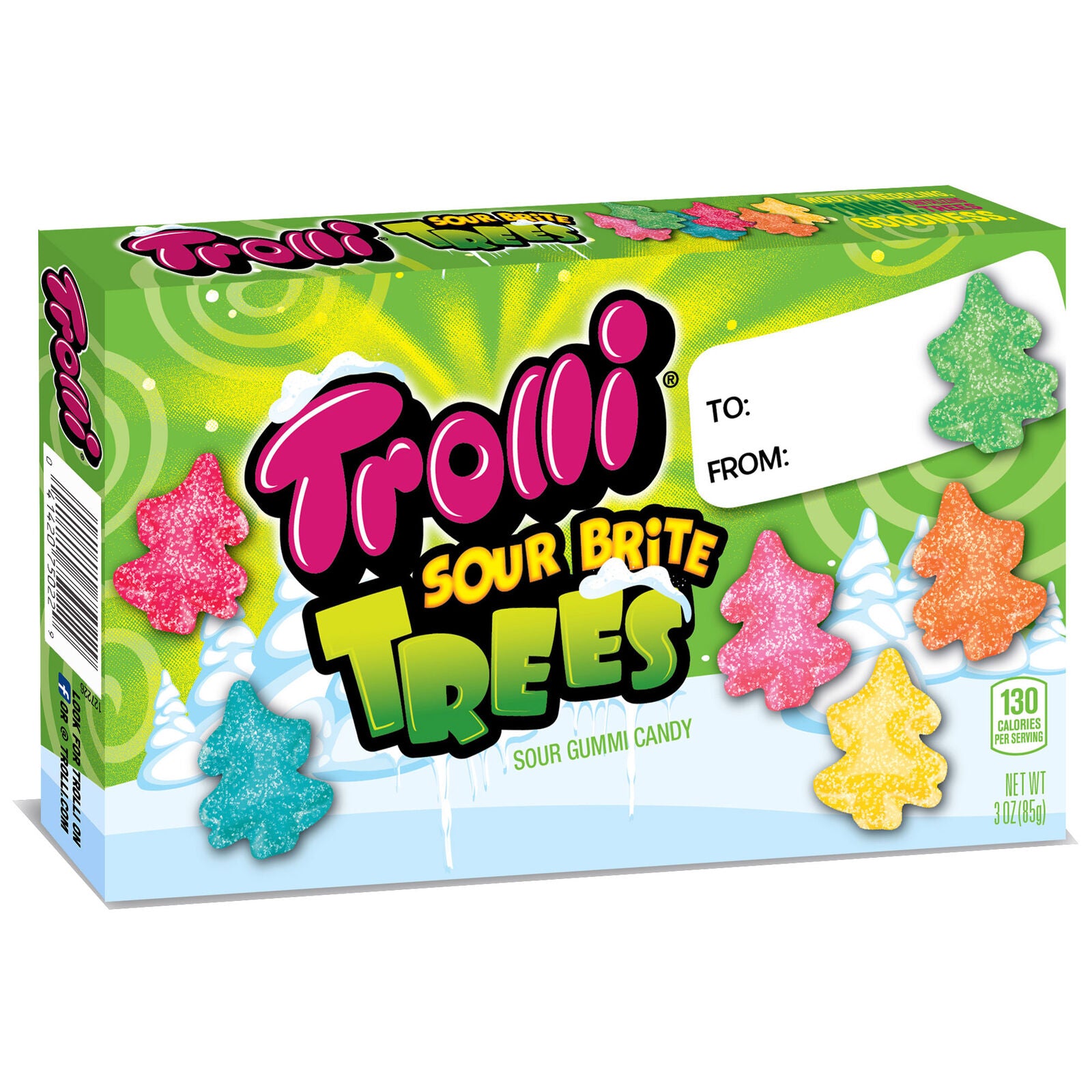 Trolli Sour Brite Trees Gummi Candy, 3oz