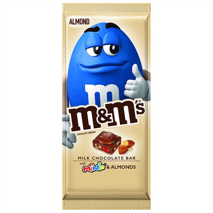 M&M's Milk Chocolate Bar With Minis & Crisp Rice 3.8oz Bar - 12ct