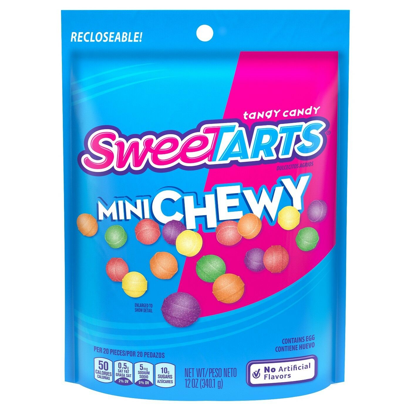 Sweetarts Mini Chewy, 12oz Bag