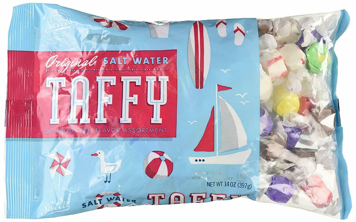 Sweet's Candy Original Salt Water Taffy Assortment, 14oz