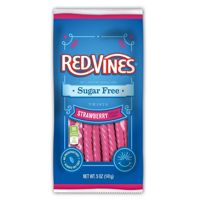 Red Vines Strawberry Twists Sugar Free, 5oz Bag