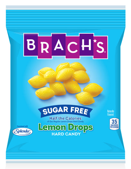 Brach's Sugar Free Lemon Drops Hard Candy, 4.5oz Bag