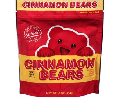Sweet's Cinnamon Bears, 16oz Bag
