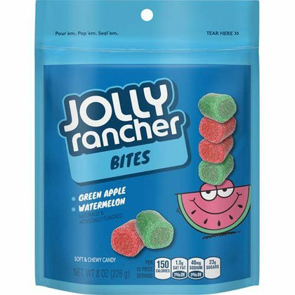 Jolly Rancher Bites Green Apple & Watermelon, 8oz Bag