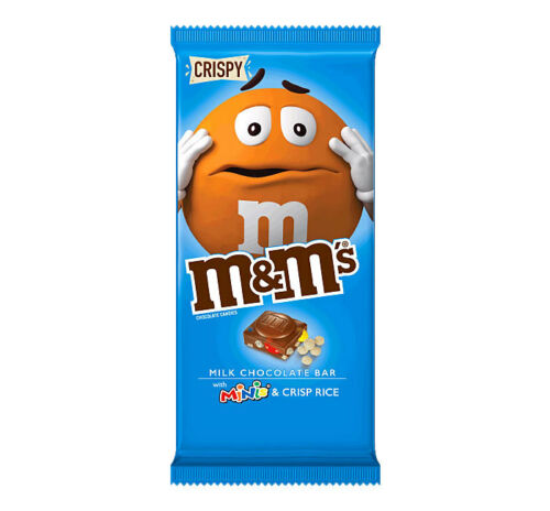 M&M'S Minis, Crispy Milk Chocolate Candy Bar, 3.8 Oz