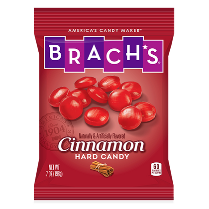 Brach's Cinnamon Hard Candy, 7oz Bag