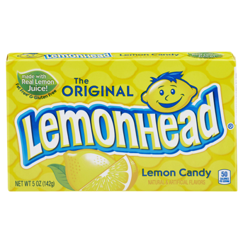 The Original Lemonhead Lemon Candy, 5oz Theater Box